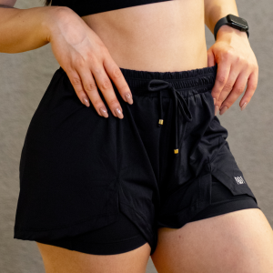 Shorts Fem Duplo