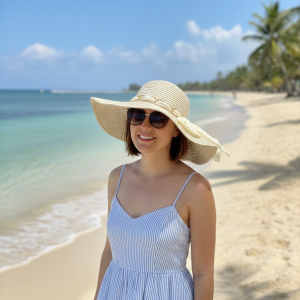 Chapéu Praia Aba Grande Com Laço